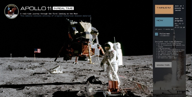 Image Apollo 11 in Real Time